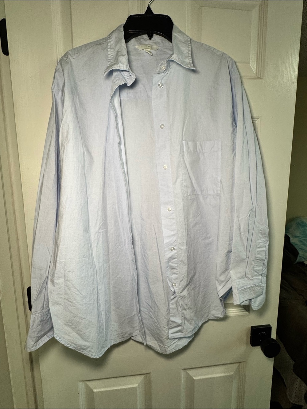 H&M Pale Blue Button-Down Dress Shirt